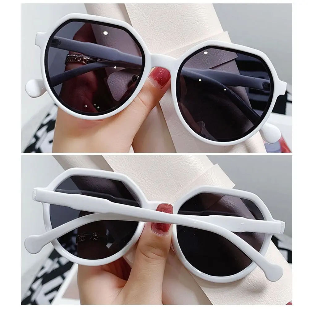 Trendy Jelly Women's Sunglasses Popular Beige Round Frame Sun Glasses Unique UV Protection Eyewear for Women & Men