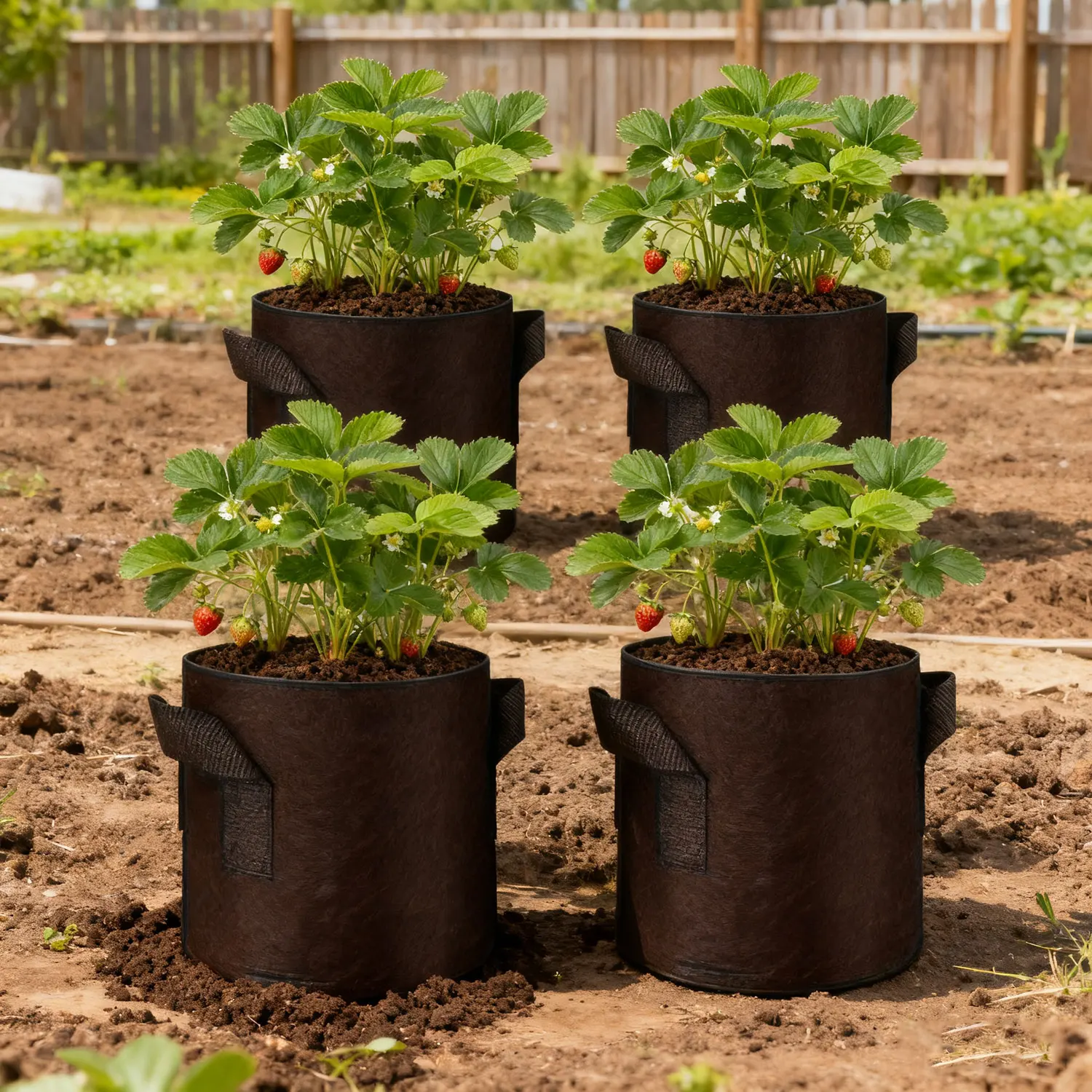 SPONDWILD Tomaten-/Kartoffel-Pflanzbeutel aus Verdicktem Vliesstoff für Garten, Gewächshaus und Gemüseanbau – Detail 16
