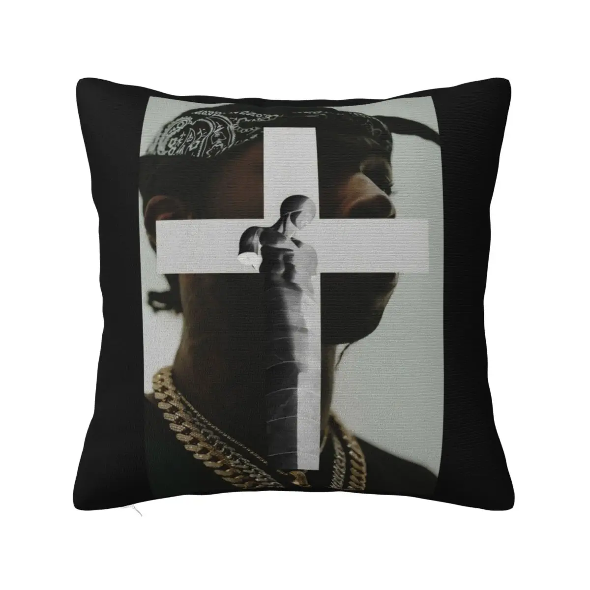 Rip Pop Smoke Woo Return Rapper Hiphop Travis S Gatti Quavo Migos A Boogie Breathable Children Print Pillow Case