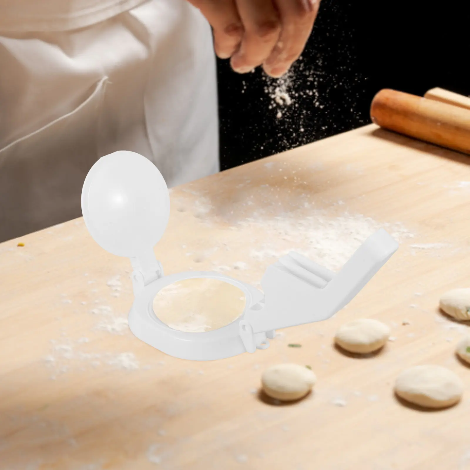 

Dumpling Wrapper Presser Plastic Dough Press Tool For Fast Efficient Kitchen Dumpling Making Supplies Pizza Press Mold