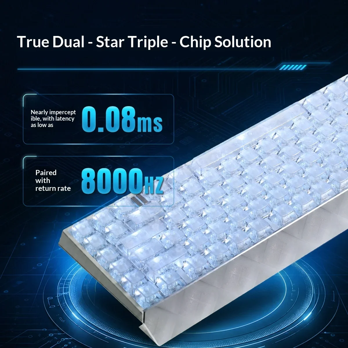 IPI FLASH75 Pro Magnetic Switch Wired Gaming Keyboard RT0.01 HIFI Mechanical Keyboard CNC Aluminum Case for Gamer Keyboards