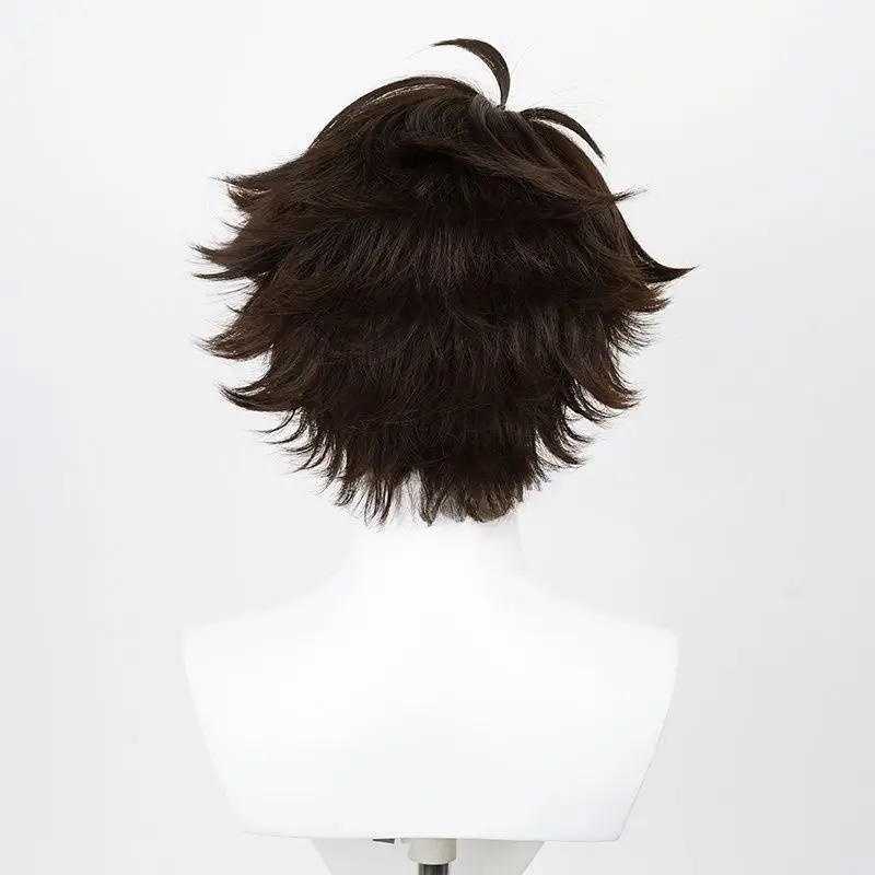 Peruca de vôlei menino e Kawatsu Rose Cos couro cabeludo subindo para o céu