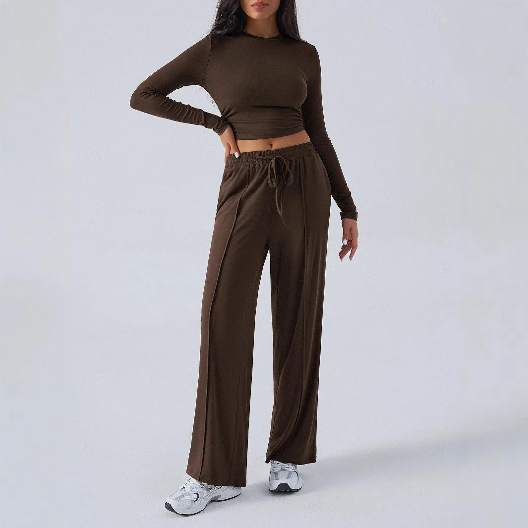 

Casual Long-sleeved Sweatshirt Women's Fitness Clothes Women's Breathable Sportswear Yoga Clothes Quick-drying Sportswear Women