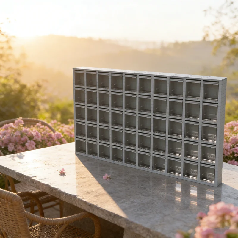 2400 pièces MOC gris bleuté clair Minifig affichage créateur modèle jouets de Construction blocs Construction cadeaux de noël éducation brique