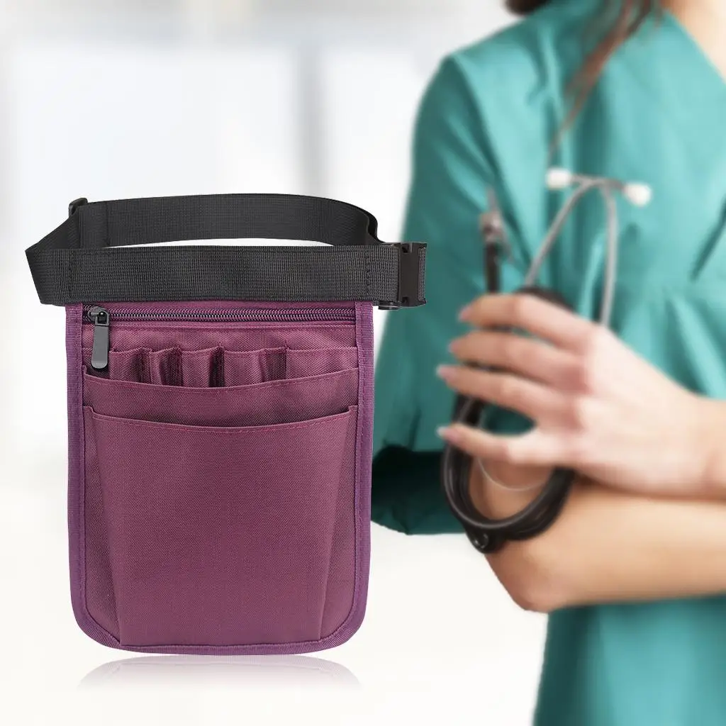 قابل للتعديل النايلون ممرضة المنظم حزام فائدة جيب فاني حزمة حقيبة التخزين للنساء الرعاية الصحية