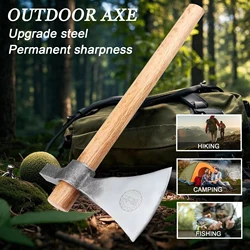 Versatile detachable tactical axe, bush logging, fire rescue, outdoor camping, EDC axe