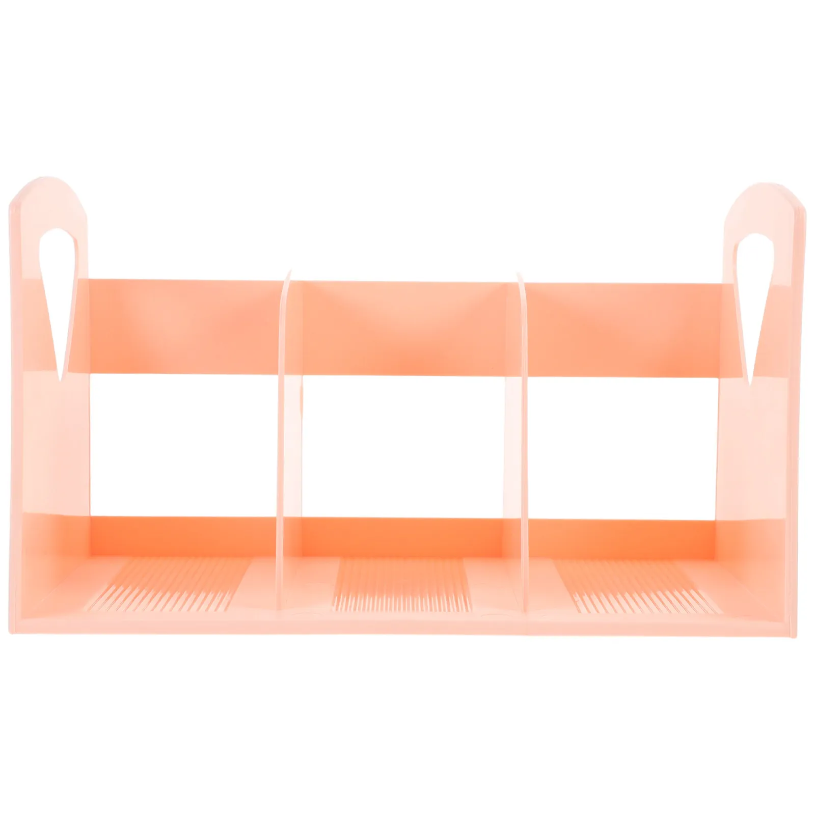 Premium Desktop Organizer Book Rack with Three-Tier Lattice Design for Files Documents Books Office Home Large Capacity Sturdy