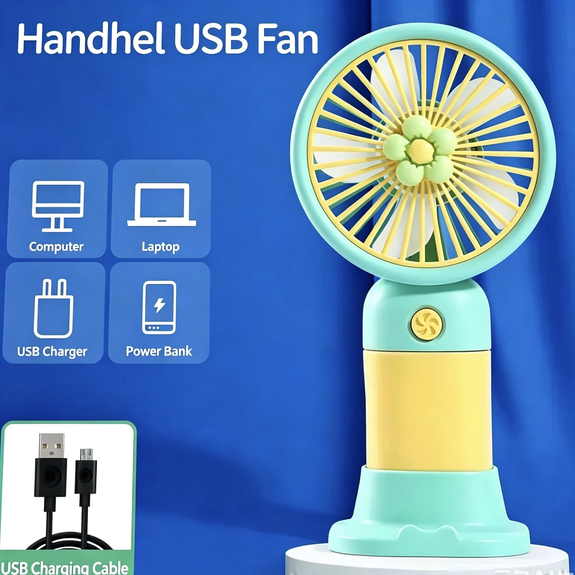 XUKIM  free gift handhel USB fan