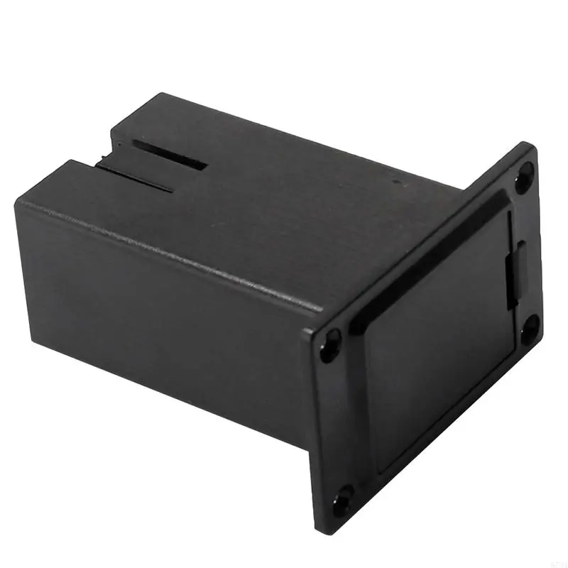 573a Новый 1pc 9V аккумуляторный держатель Black для бокса Cause Box Cover Guitar Bass Picku