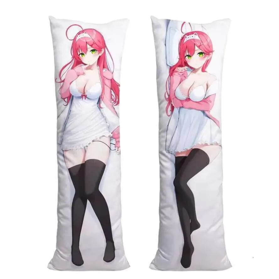 

Vtuber Elite Miko Anime Body Pillow Case Cover Dakimakura Cushion Hing Game Otaku