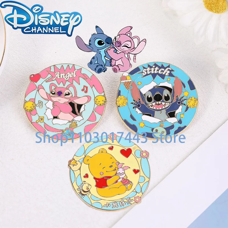 Disney Stitch Brooch Lovely Fashion Niche Bag Decoration Badge Best Friend Couple Birthday Gift  Brooches Jewelry Accessories