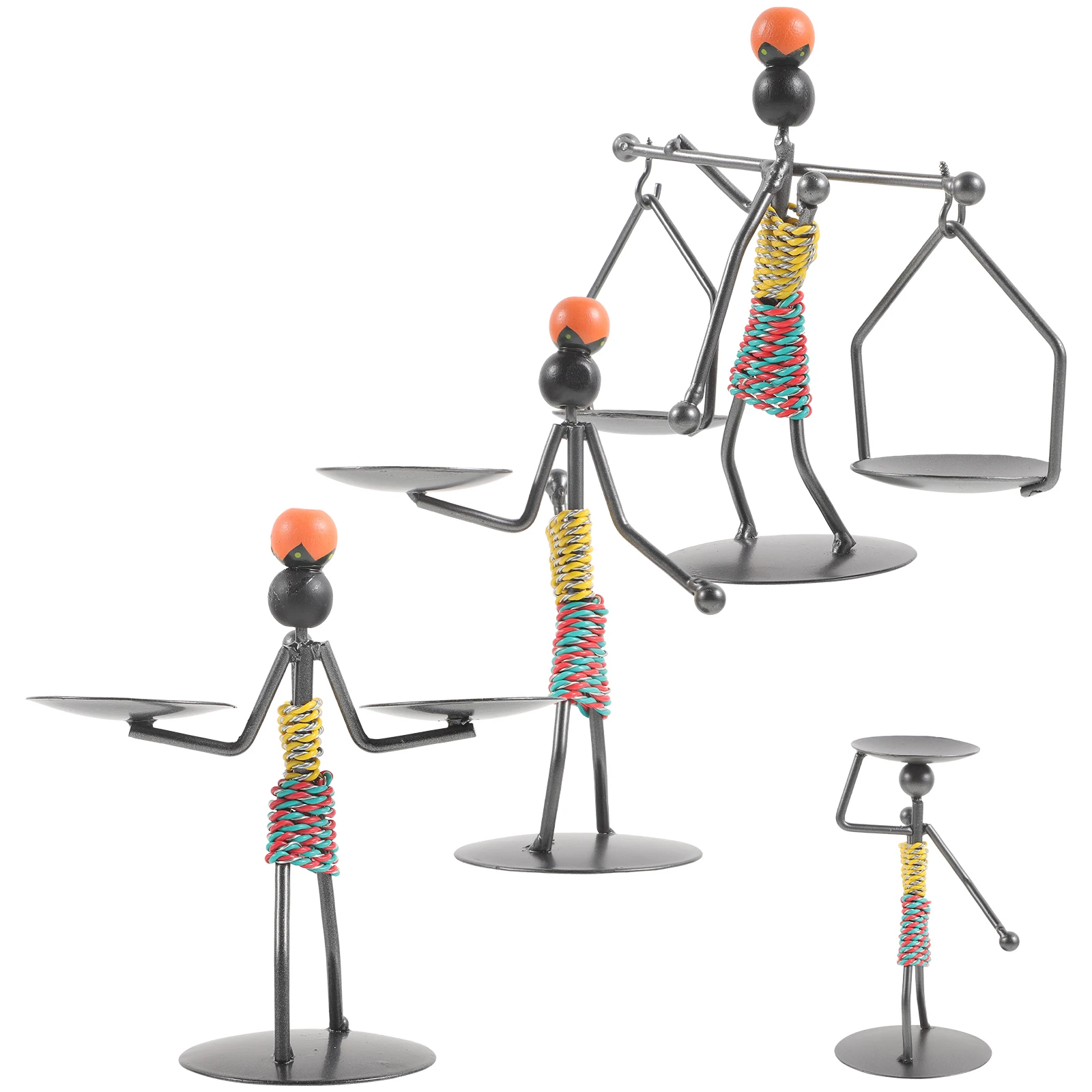 

Creative Holder 3D Character Decorative Candlestick for Home Party Wedding Table Centerpiece Desktop Decoration