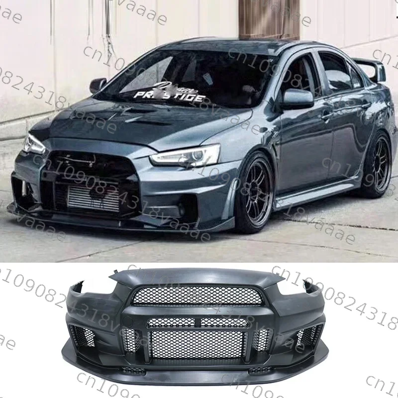 Factory Direct PP Material Car Bodykit For  Lancer 2009-2017 modified Vari Front Rear Bumper Side Skirts Car bumpers