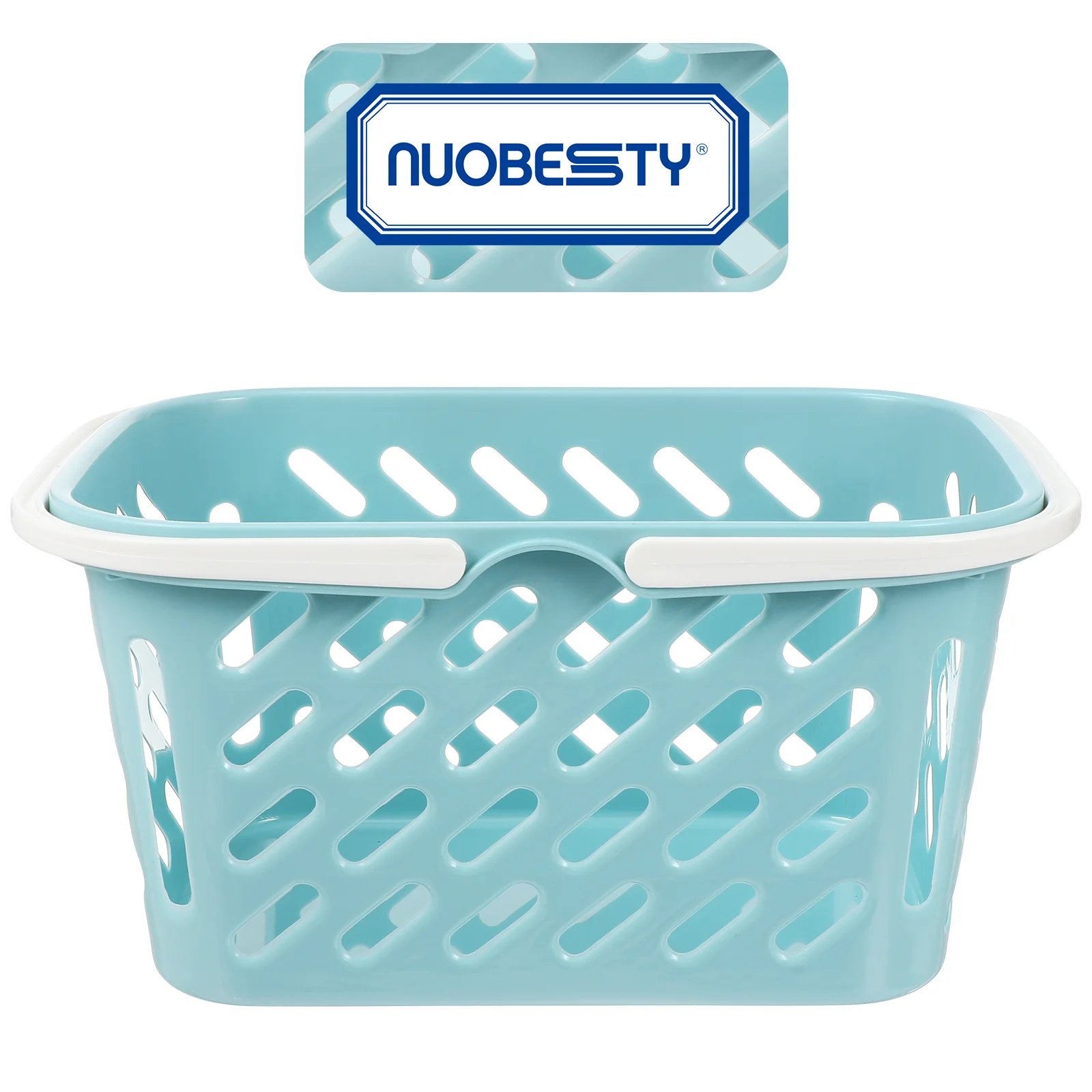 Shopping Basket Reusable Grocery with Handle Folding Toy Small Plastic Storage Baskets for Groceries