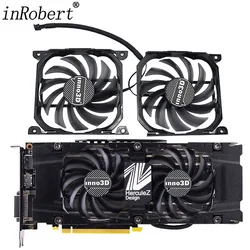 CF-12915S 그래픽 카드 교체용 팬, 그래픽 카드 GPU 팬, INNO3D GeForce GTX 1070 1070Ti 1080 1080Ti P104-100 트윈 X2