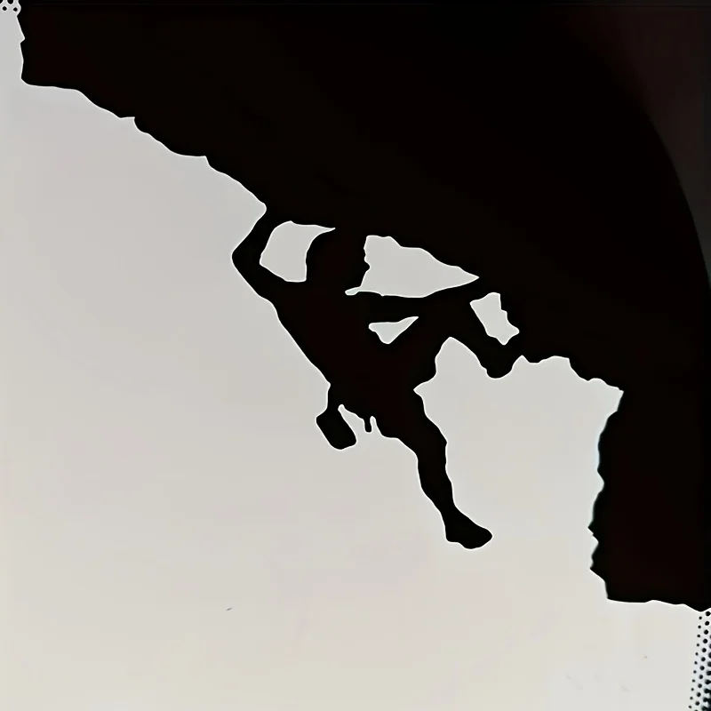 2Pcs Rock Climbing Camping Sticker Waterproof Vinyl Decal Car Windshield Jeep Outdoor Adventure Decor