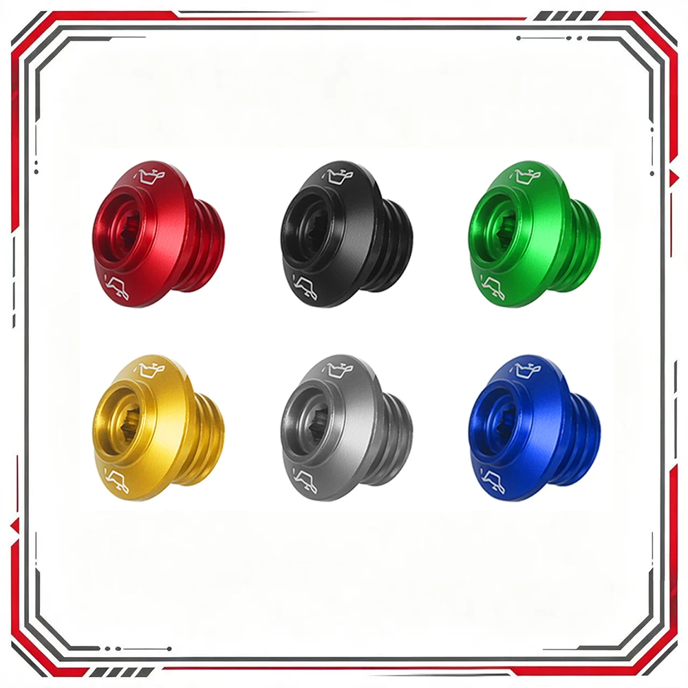 Motorcycle Crankcase Cap CNC Engine Oil Filler Screw Cover Plug M19*2.5 For Honda Triumph Kawasaki DUCATI General Purpose Parts