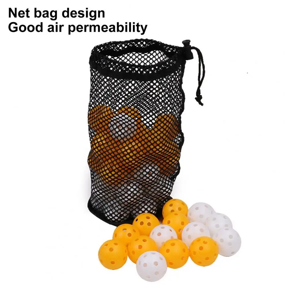 Lightweight Nylon Net Golf Accessory, Golf Ball Mesh Bag With Durable Mesh For Easy Carrying And Quick Access To Balls