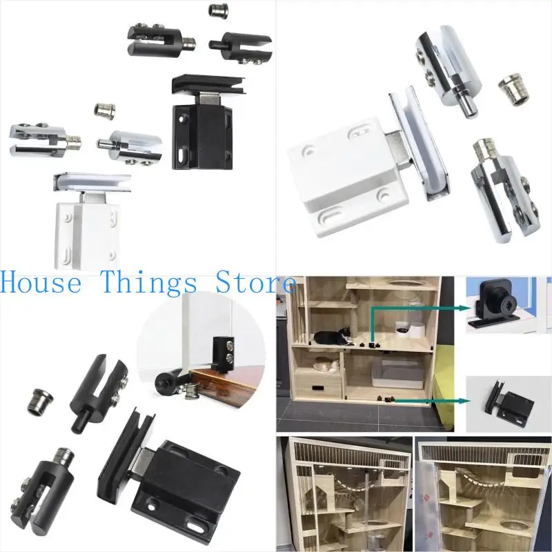 

652F Professional Glass Door Hinges Top & Bottom Mount multifunction Glass Door Hinges