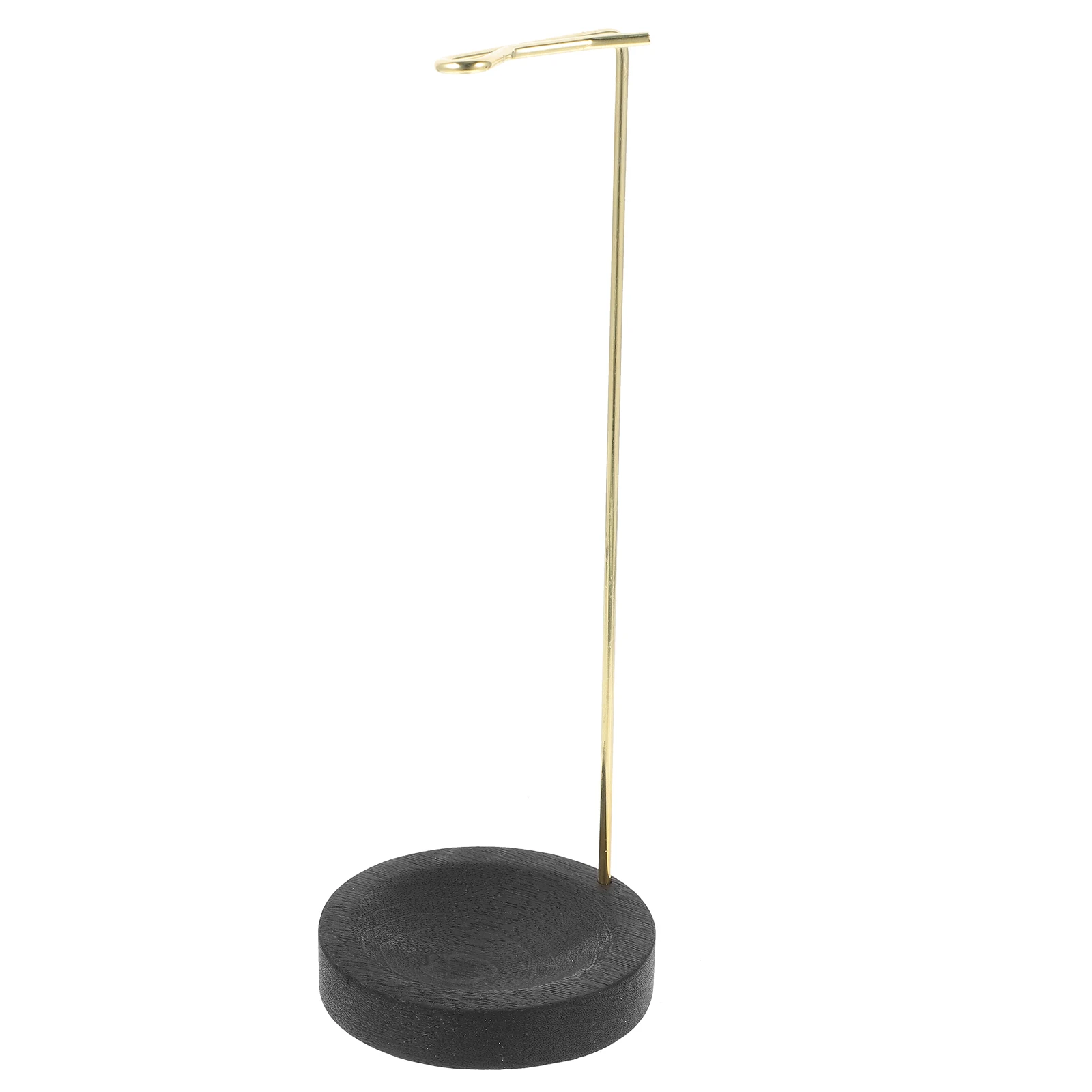 

Incense Burner Zen Style Reverse Sticks Holder Hanging Rack Black Bottom Wood Base Desk Aroma Furnace