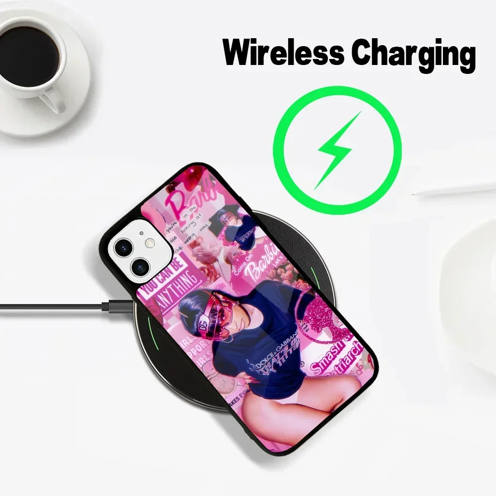 N-Nicki M-Minaj Rapper Phone Case For iPhone 16,15,14,13,12,11,Plus,Pro,Max Mini Magsafe Magnetic Wireless Charging