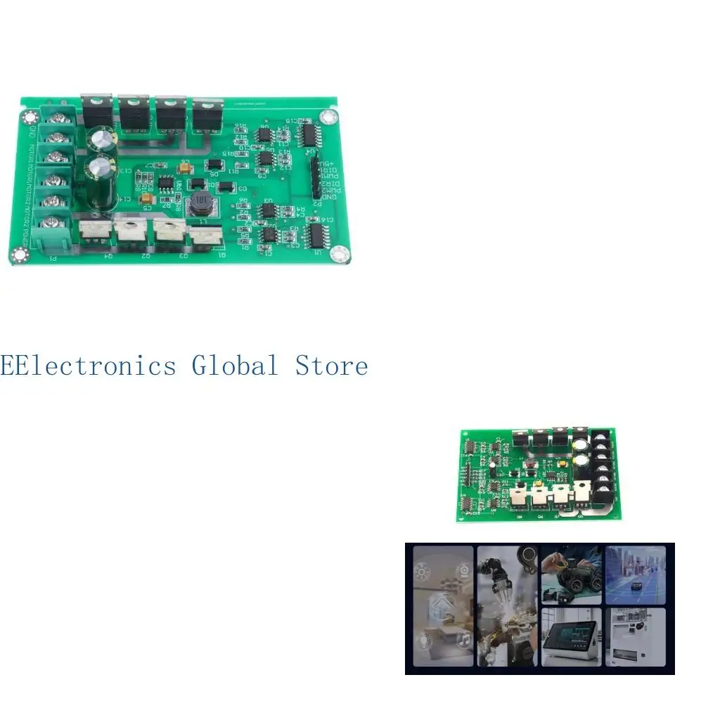 462B High Current 15A Motor Driver Module 3v-36v with Quick Brake Functionality for Enhanced Control