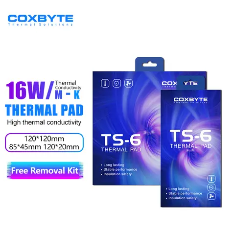 Coxbyte 14.8W/mk Heat Conducting high-performance thermal pad CPU/GPU Graphics Card thermal pad Motherboard thermal pad