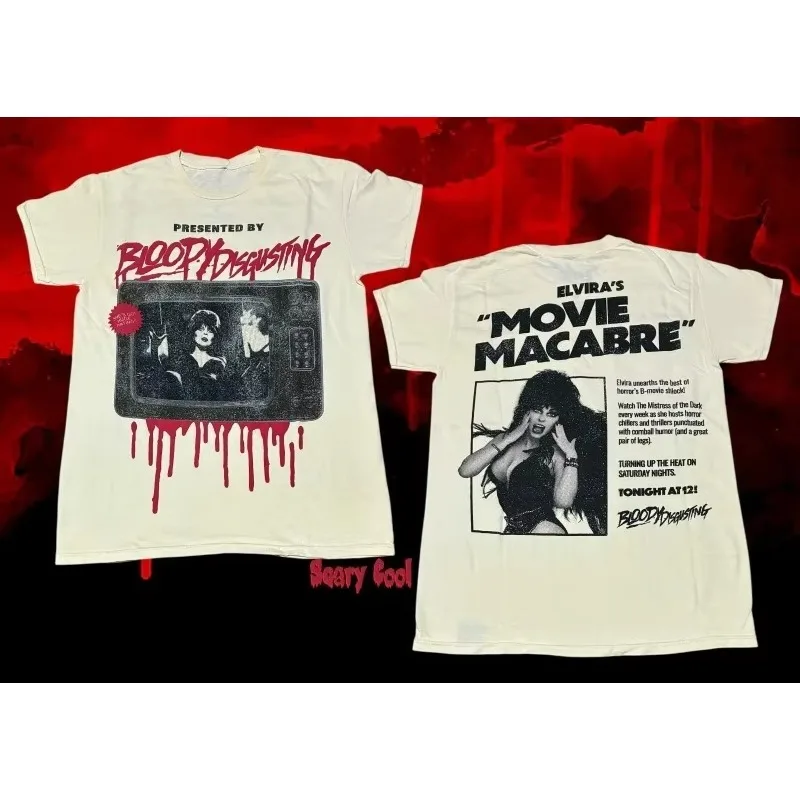 Movie 'Dark Queen Avila' Poster Printed T-shirt for Men and Women, Fashionable Summer Loose New T-shirt