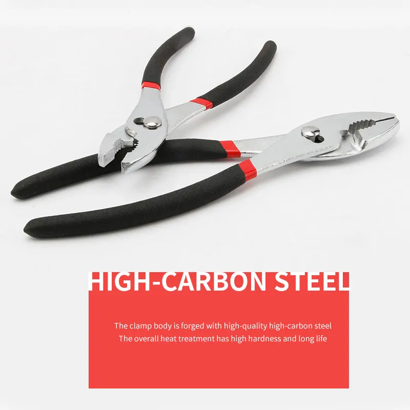 Carp pliers Slip Joint Plier 1pcs Adjustable automobile Repair Tool Big Mouth Fish Tail Pliers Slipper Pliers 6\