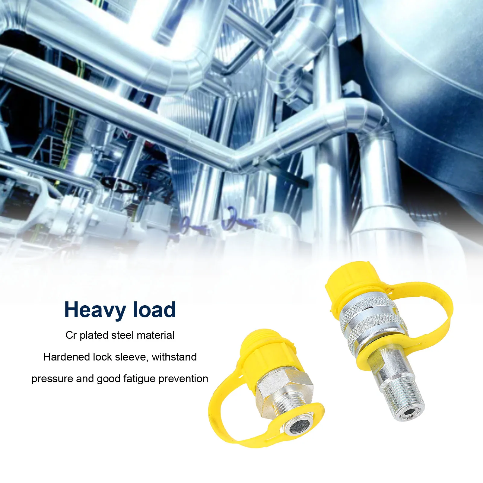 

Гидравлическая быстроразъемная муфта для шлангов, усиленная, с безопасной самоблокировкой, для промышленного использования