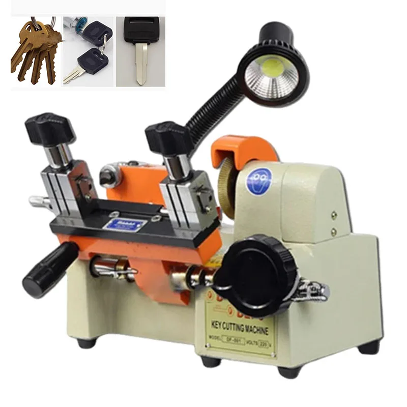 Small Horizontal Key Cutter Key Cutting Machine For Duplicating house door car Keys Locksmith Tools Keying Copying Equipment