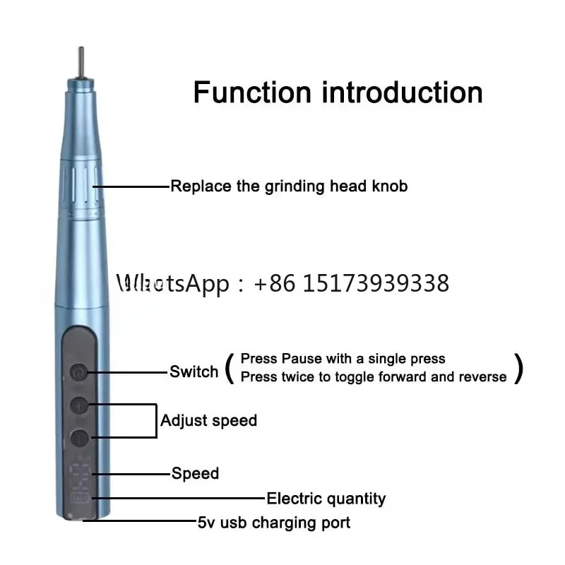0-35000RPM Corneal Polishing Set Eyelid Surgical Tools Ophthalmic Eye  Corneal Small Polisher