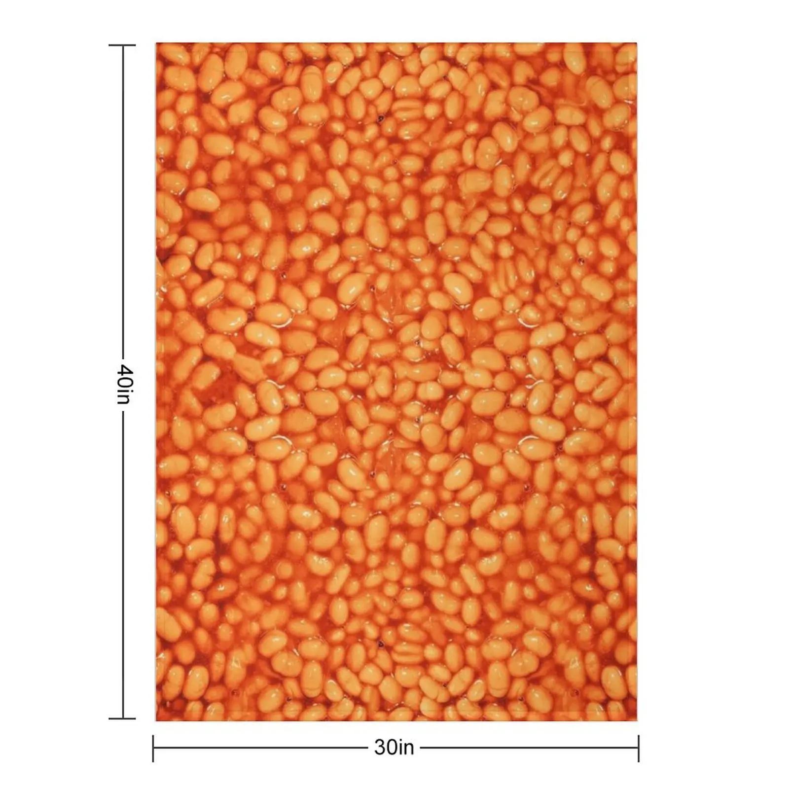 الفاصوليا في الأشياء نمط رمي بطانية تأثيري أنيمي الحرارية للسفر بطانيات الزخرفية متعددة الأغراض