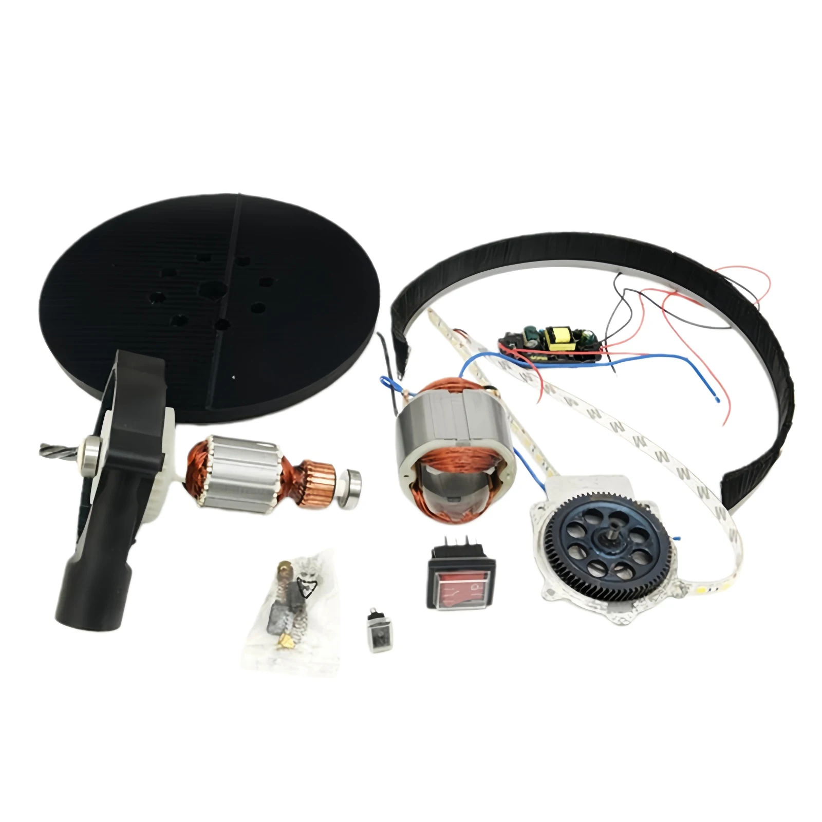 Rotor Stator Switch, Grinding Disc, Dust Bag, Original Parts, Rotor Assembly