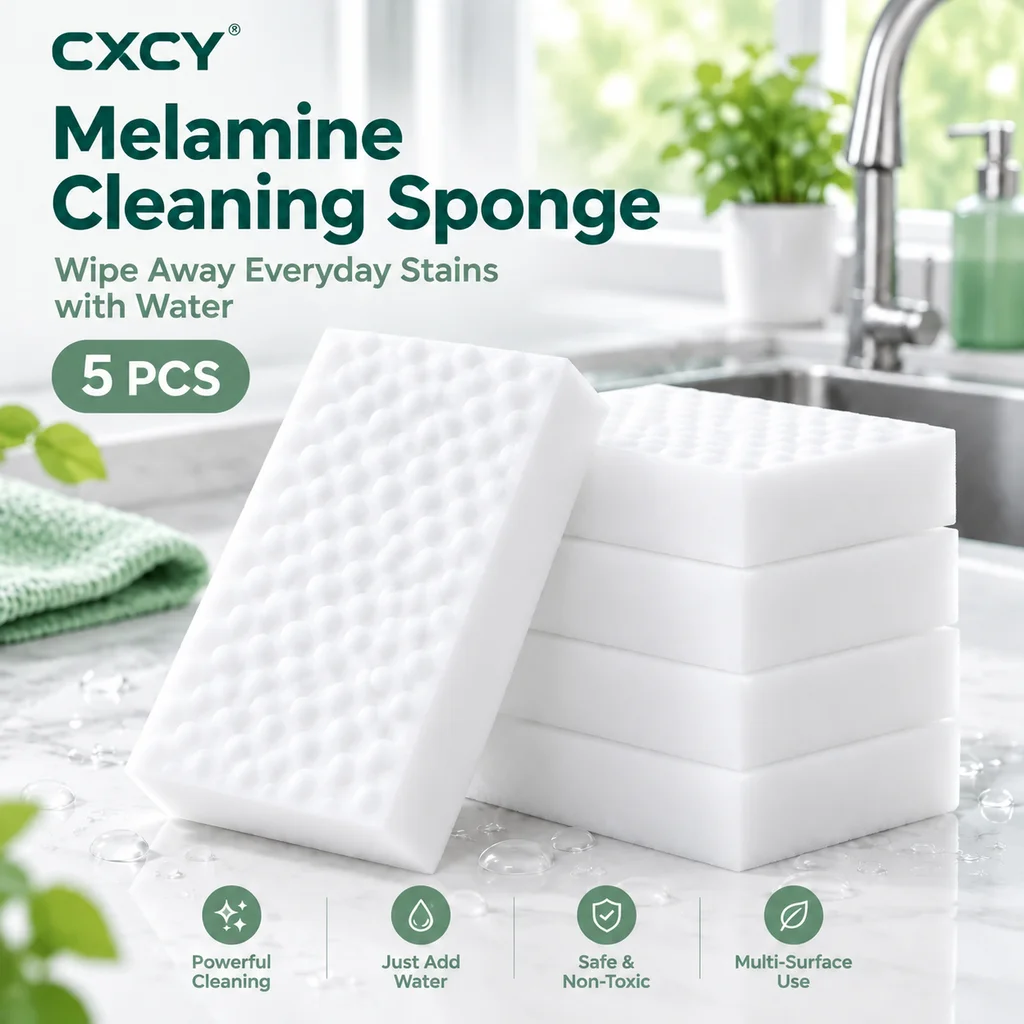 5/10PCS Compressed Nano Melamine Magic Eraser Sponge Kitchen Cleaning Supplies Foam Sponge Dish Washing Scrubber Cleaning Tool