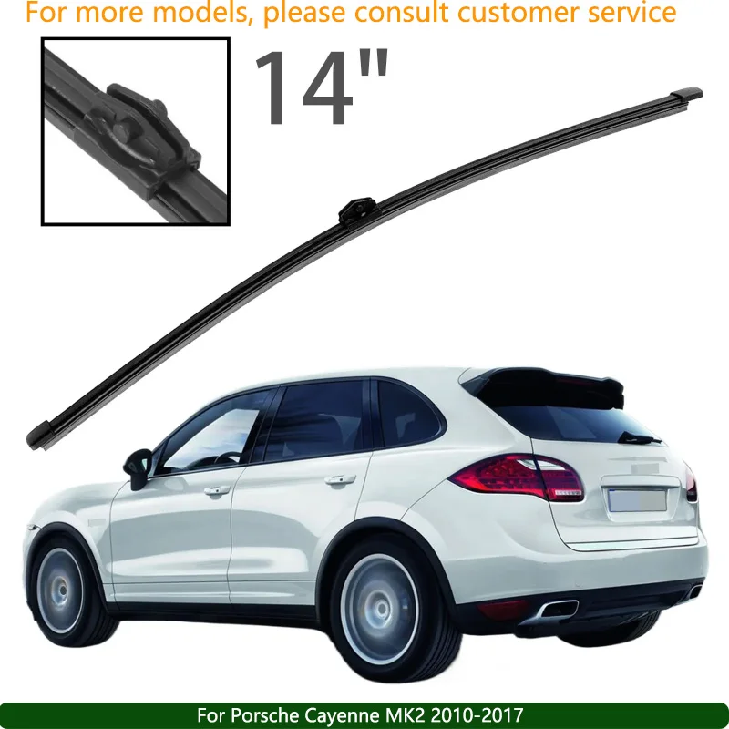 

For Porsche Cayenne MK2 2010-2017 Car Accessories 14" Rear Windshield Windscreen Washer Wiper Blade