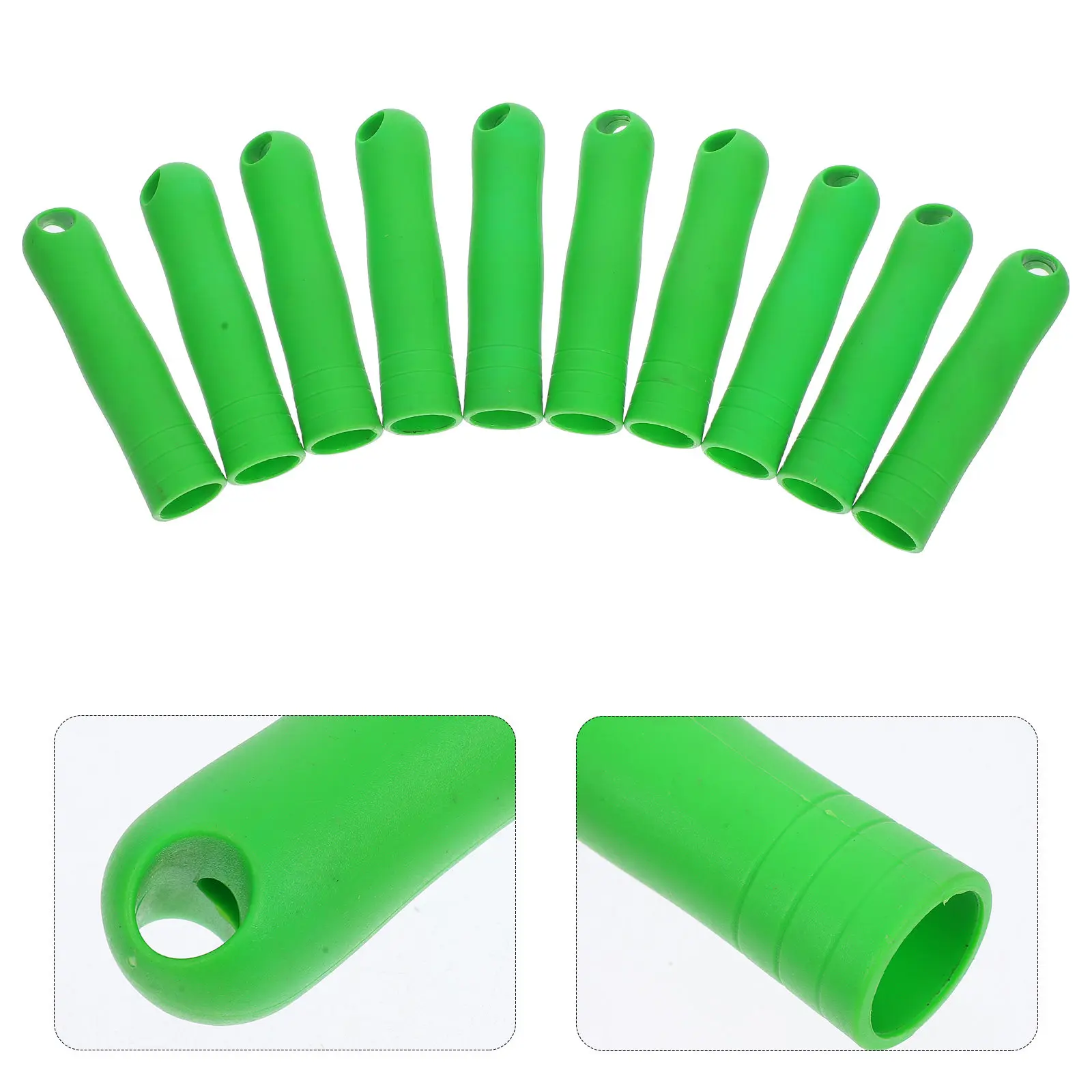 

10Pcs Mop Handle Replacement Tip Plastic Threaded End Cap Connector Replacement Grip for Mop Stick Floor Cleaning Tool Accessory