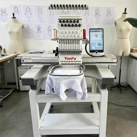 Computerized MT 12/15 Needle Embroidery Machine, Large Frame Design