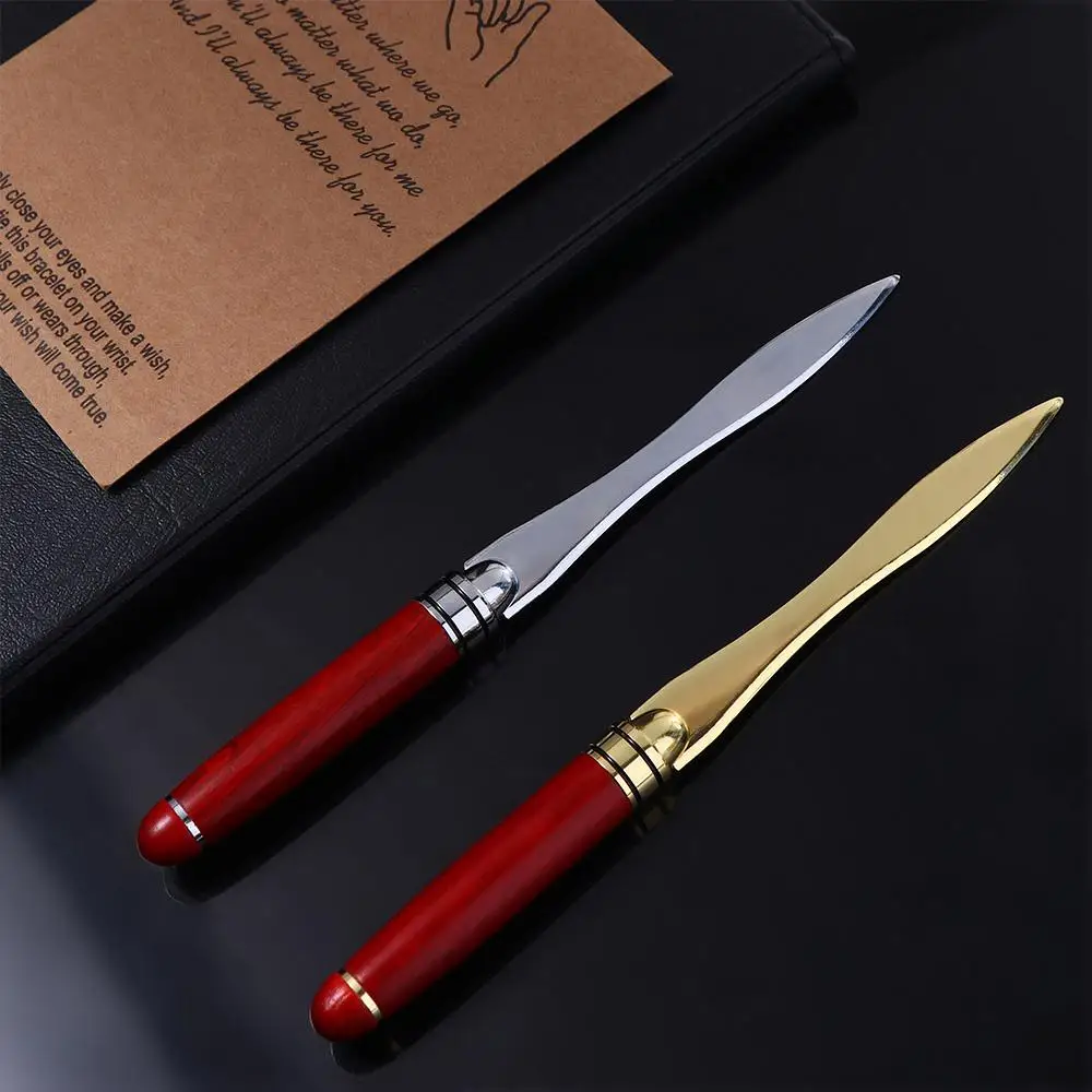 Wooden-Handle Letter Opener and Paper-Cutting Tool description 8