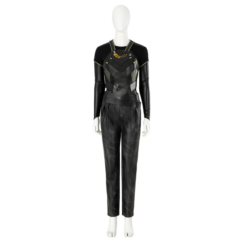 Sylvie Cosplay Kostuum Sylvie Outfit Jas Broek Vest Volledige Set Uniform Superheld Battle Outfit Vrouwen Halloween Carnaval Pak