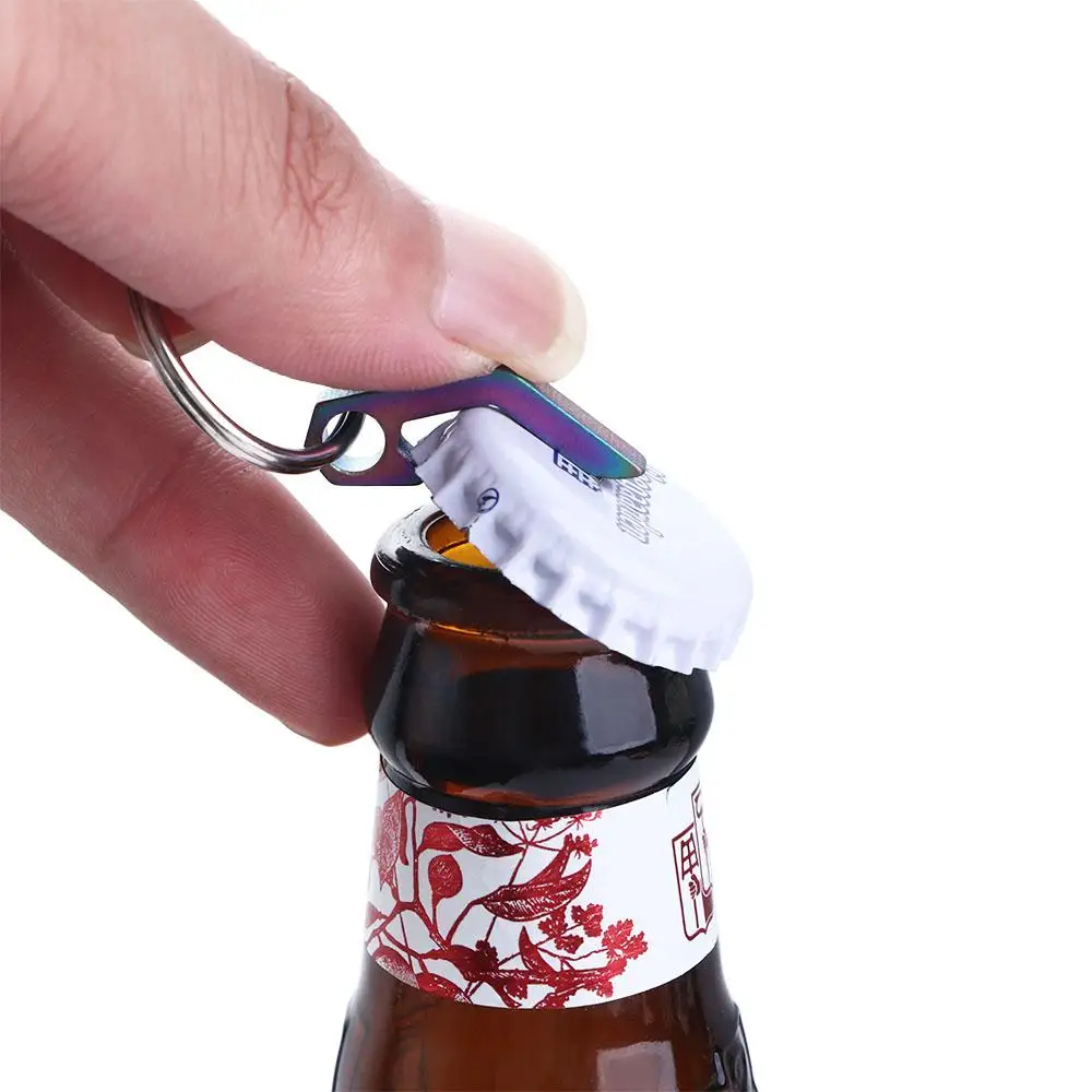Camping Backpack Pendant Interior Accessories Home Kitchen Tools Key Rings Can Opener Bottle Opener Keychain Beer Bottle Opener