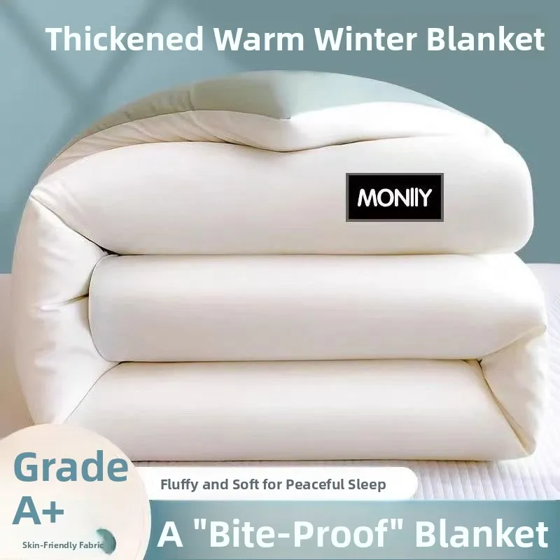 Thick Warm Winter Quilt High Grammage Skin-friendly Durable Single Person Student Dormitory Winter Comforter Insert