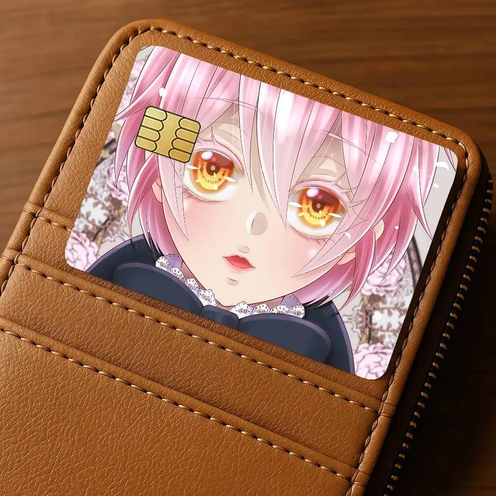 Anime Case Study Of Vanitas Credit Skin Cover Card Stickers 4PCS Film Bus Pass Front Decoration Bank Debit Waterproof