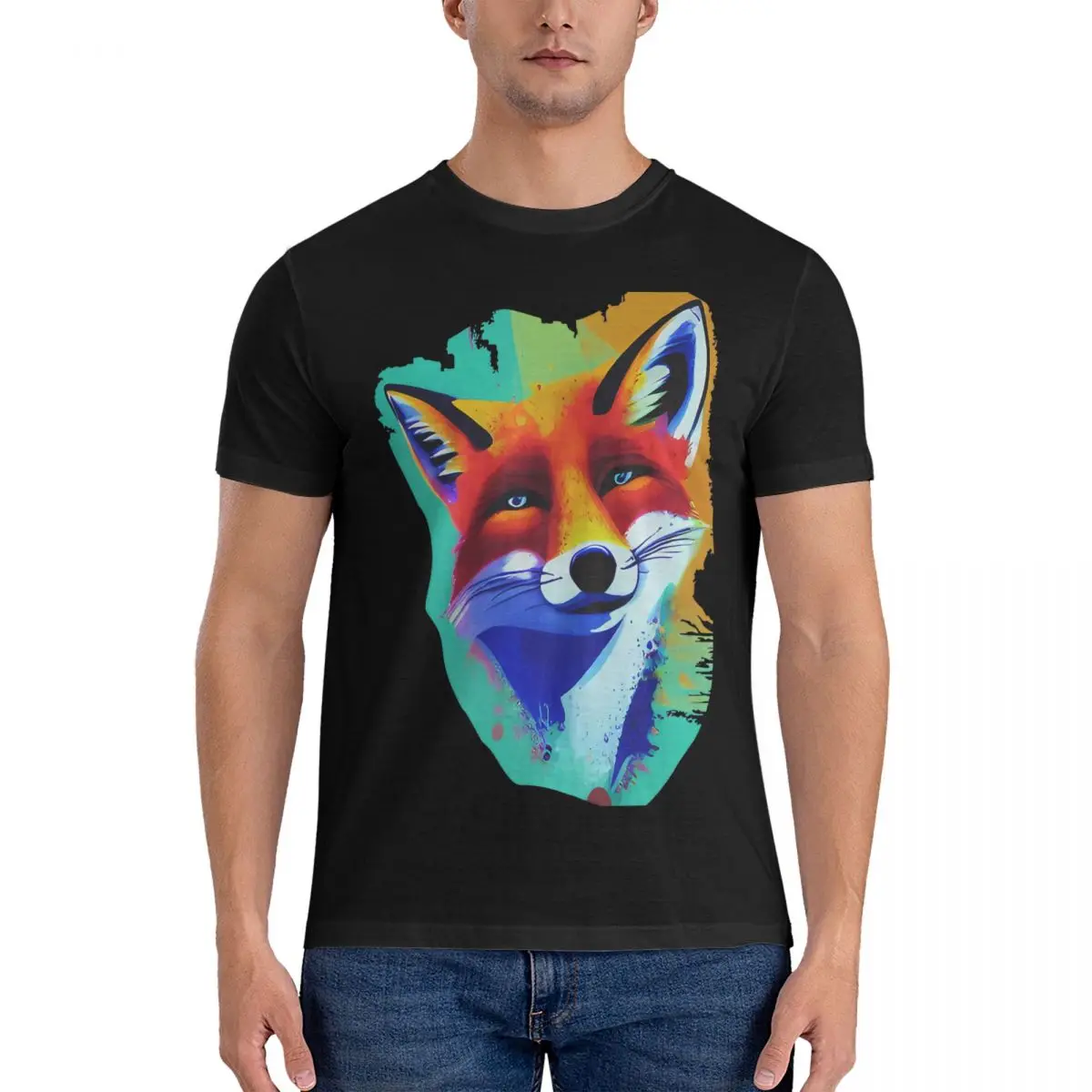 Men Spring Fox, Gallery T Shirt Arkane 100% Cotton Tops Funny Short Sleeve Crewneck Tees New Arrival T-Shirt