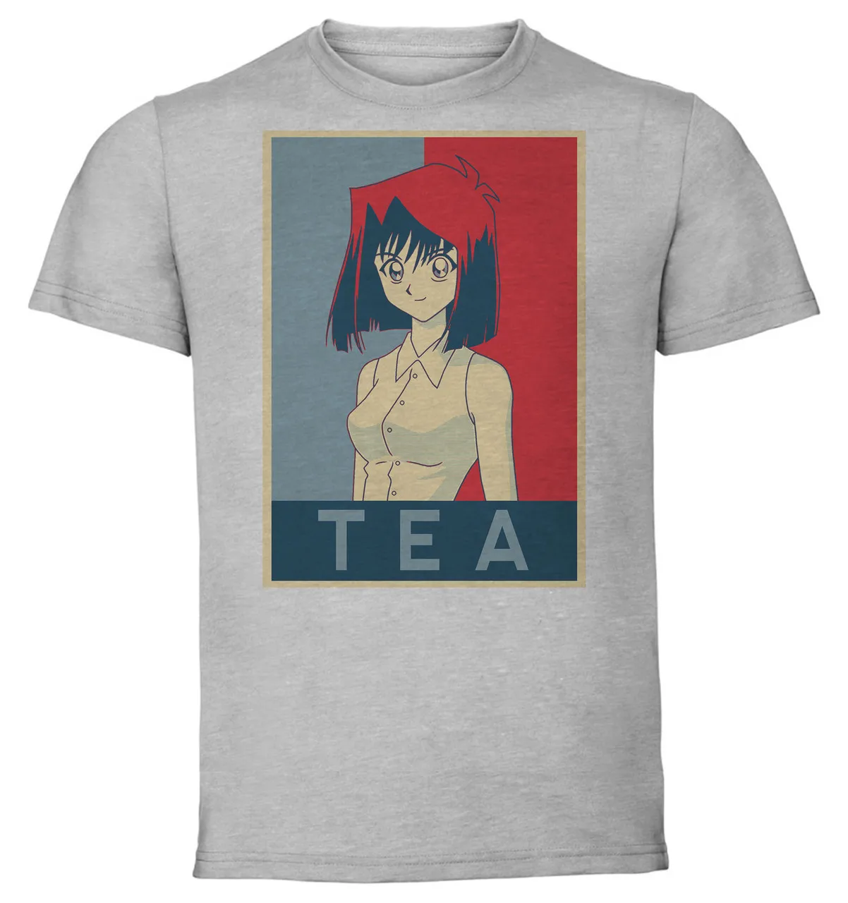 

T-Shirt Unisex Grey Propaganda Yu Gi Oh Tea Gardner