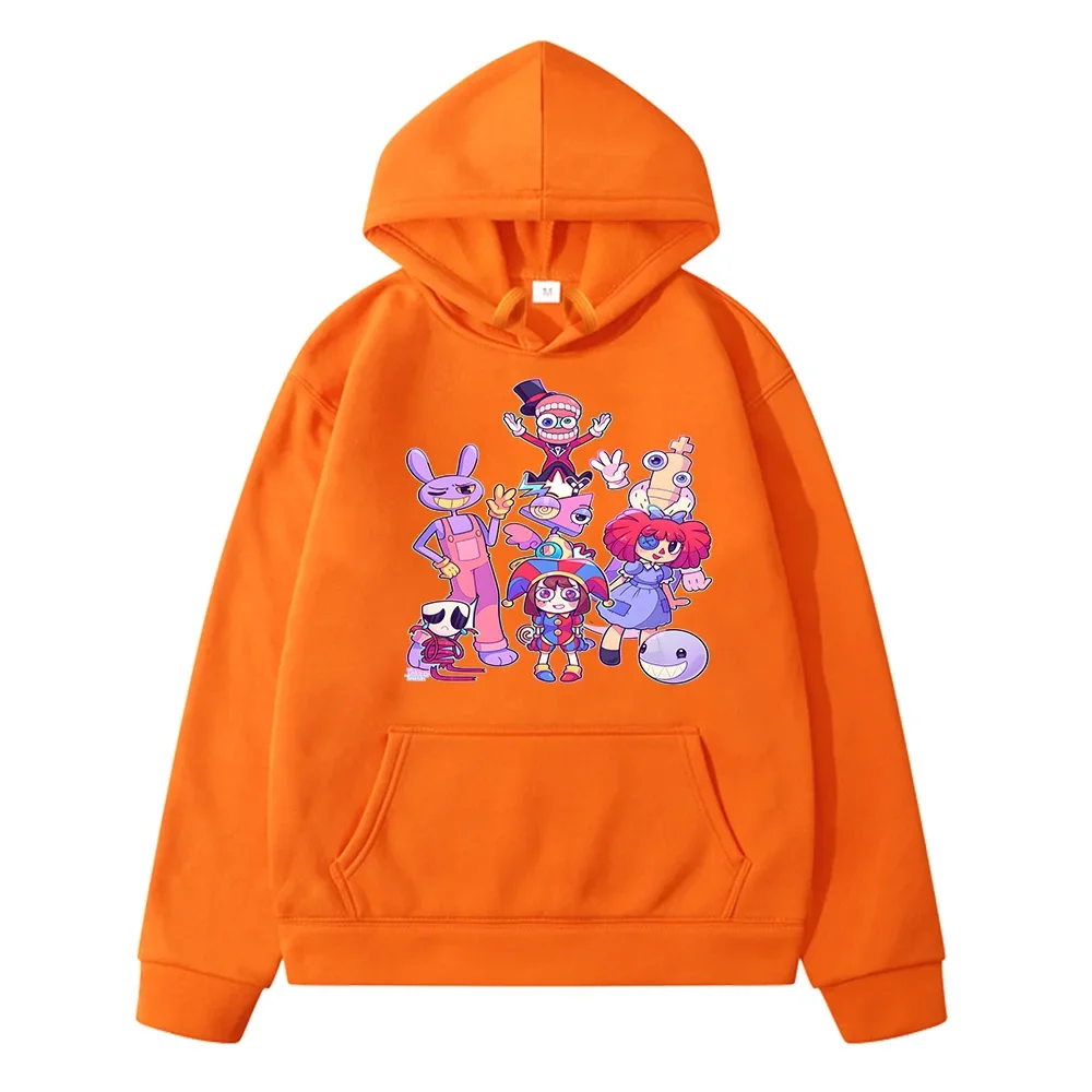 Hoodies Boys Girls The Amazing Digital Circus Pullovers Spring Fashion Clothes Kids Cartoon Long Sleeve Child Sweatshirts Tops