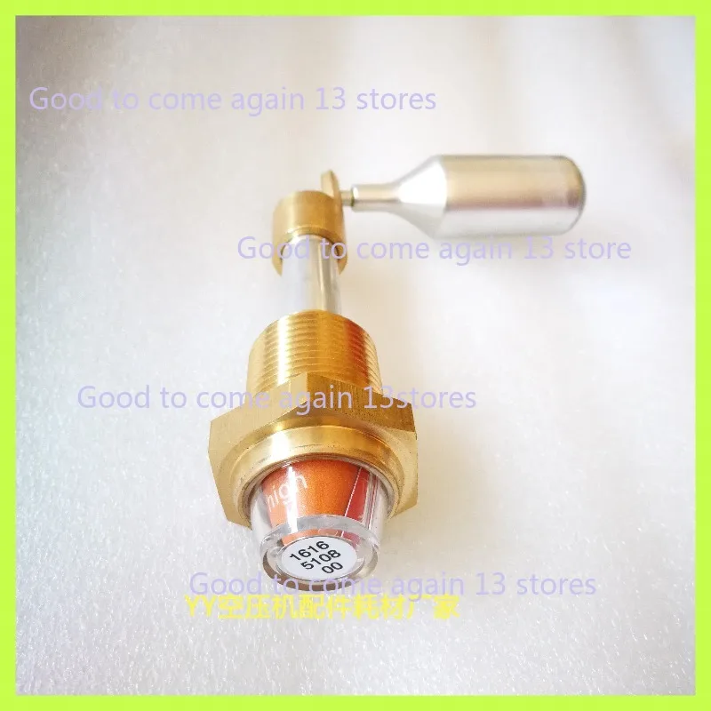 1pc Oil Level Gauge Indicator Fits for Atlas Copco Air Compressor 1616510800/1614918400/ Oil Level Glass Oil Sight Glass
