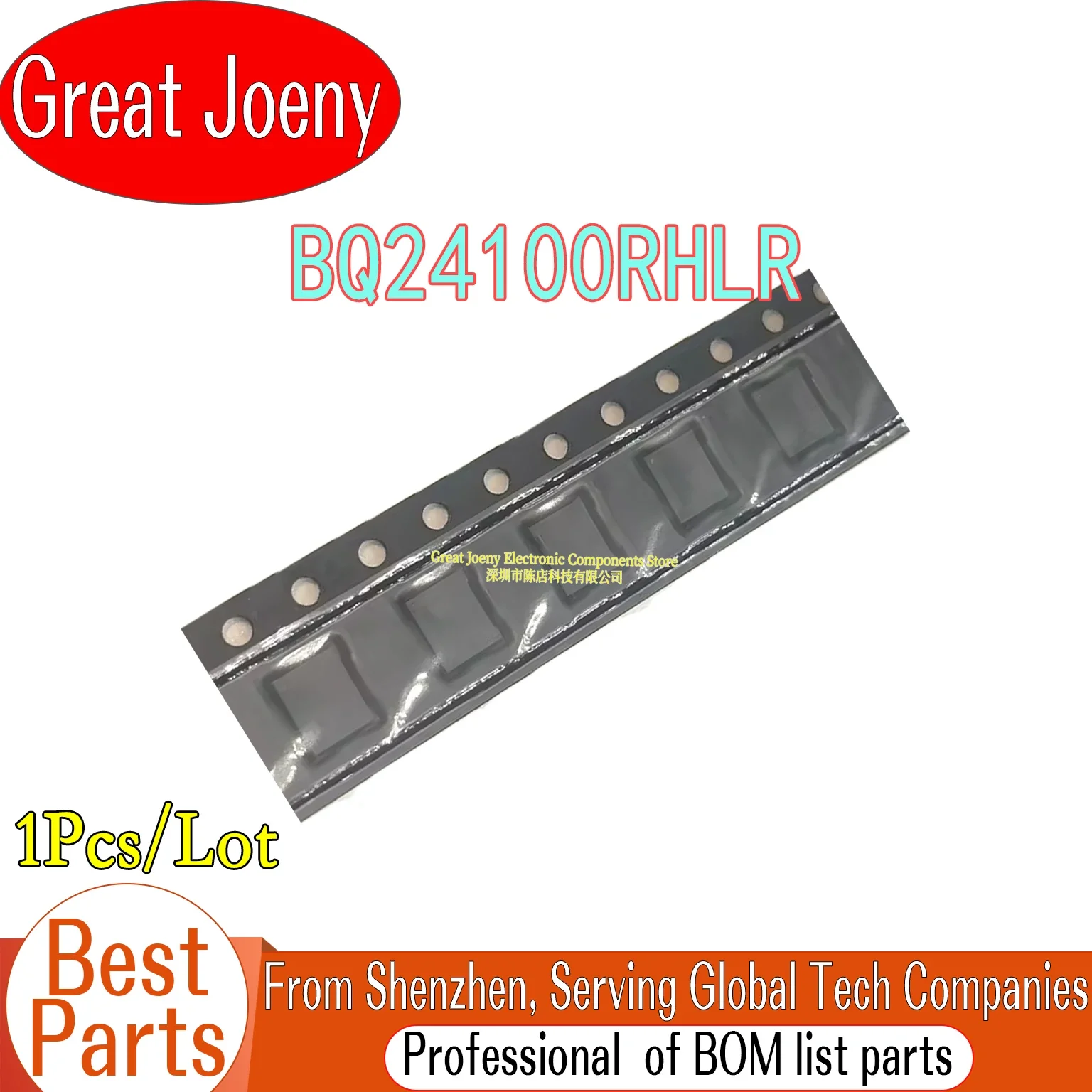 100% New Original BQ24100 BQ24100RHLR CIA IC Chipset VQFN-20 Bulk Best Price