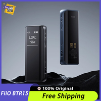 FiiO BTR15 Bluetooth Receiver USB DAC AMP Hi-Res Headphone Amplifier DSD Decoding Headphone Ear Amplifier 3.5/4.4mm Output