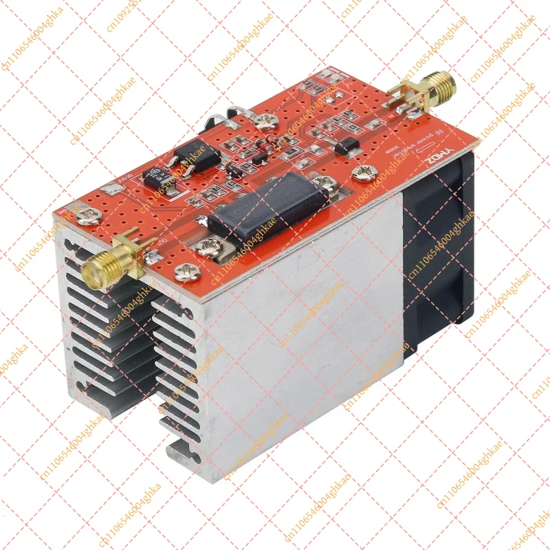 13W 350-480MHz UHF RF Power Amplifier for DMR Radio, Linear AMP Module with Active Cooling Kit